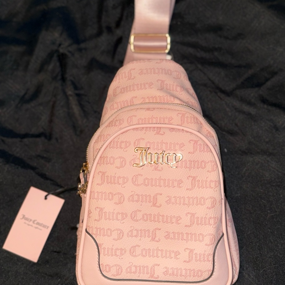 Juicy Couture Blush Pink Sling Bag!🌸💞🎀